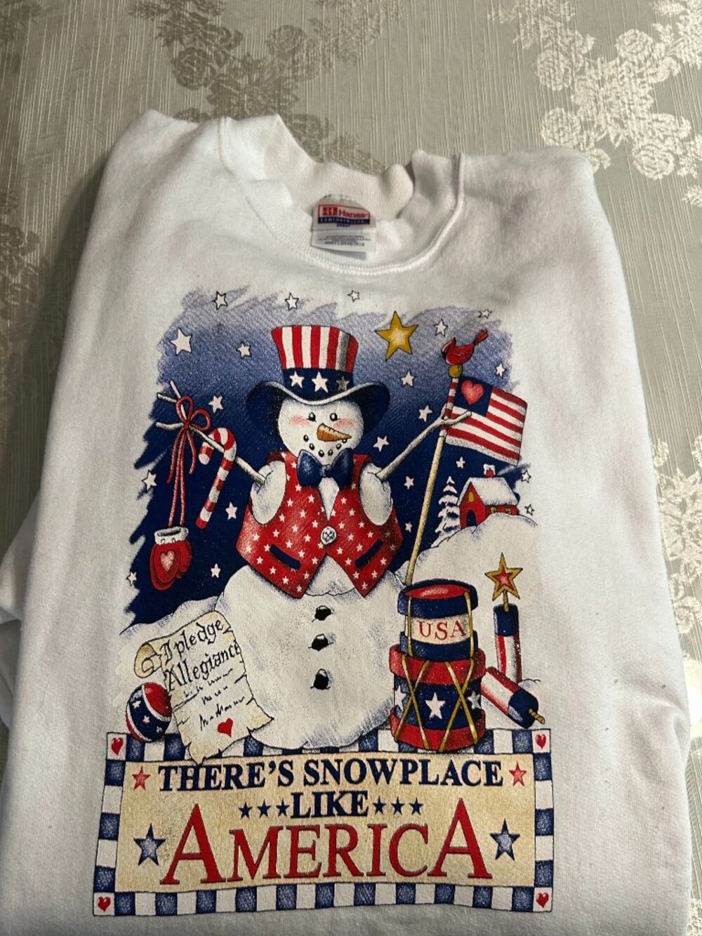 Patriotic sweat shirt - Picture 3 of 4